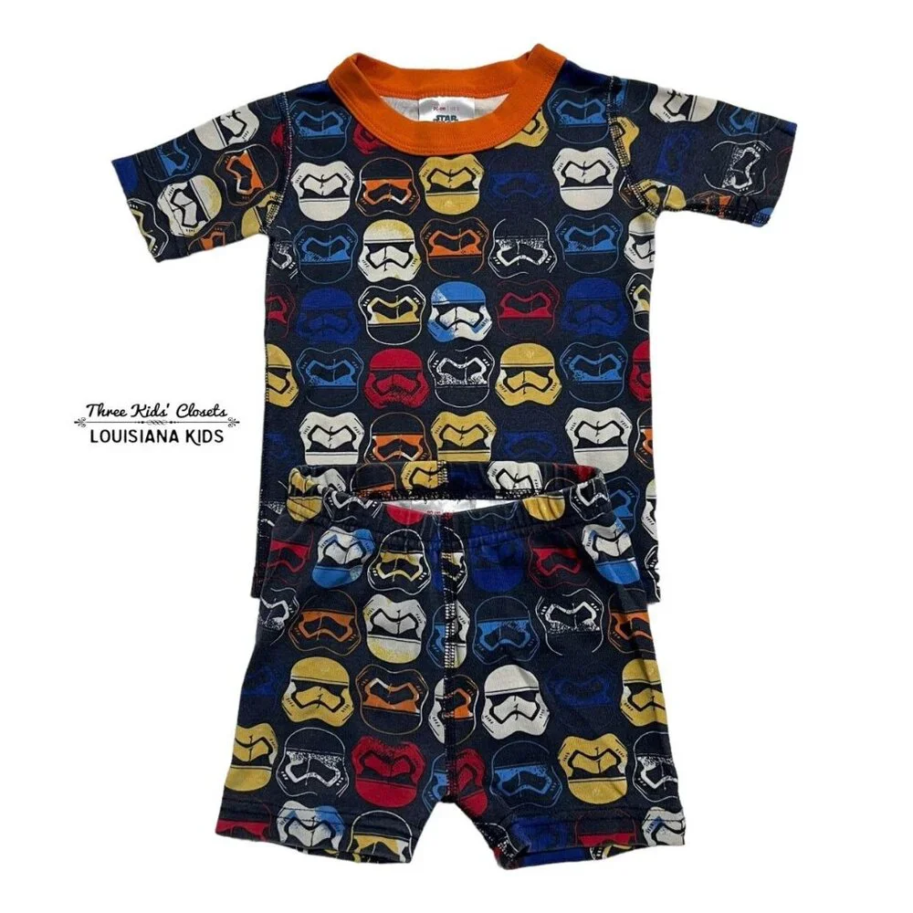 Hanna Andersson Sz 90 (3Y) Star Wars Storm Trooper Pajamas